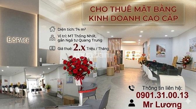MẶT BẰNG KINH DOANH ĐƯỜNG THỐNG NHẤT