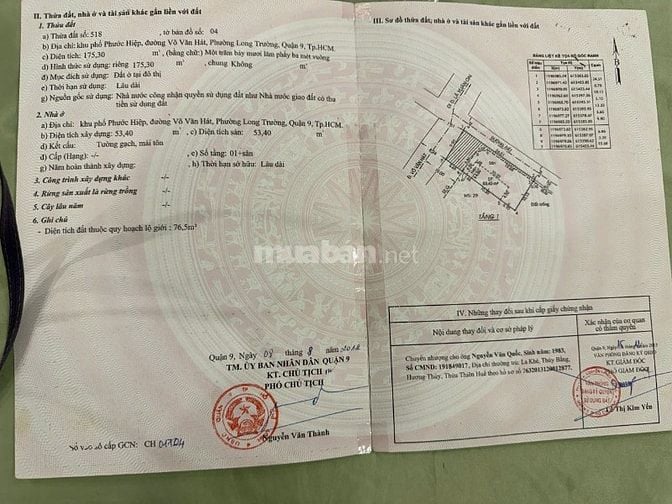 Tôi chính chủ cần bán nhà 259/29A HOÀNG VĂN THỤ, P02.Q.PHÚ NHUẬN