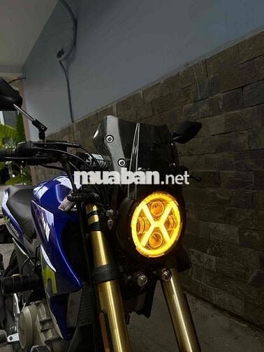 FZ 150 CUSTOM ĐÈN TRÒN - LỐC VÀNG