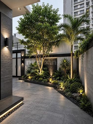 3 Tầng sân vườn 100m2 ngang 6.8m HXH Trương Công Định P14 Tân Bình