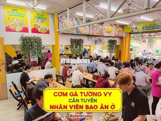 🔥TUYỂN 10 BẠN PHỤ BÁN QUÁN CƠM GÀ🔥