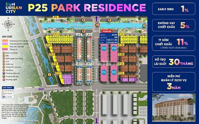 🔥 Chỉ 2 Tỷ 5 Sở hữu căn hoa hậu đẹp nhất Park Residence 🔥 