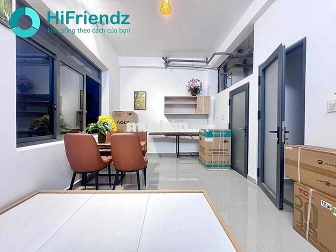 Studio mới xây full nội thất - máy giặt riêng thuận tiện đi ga Metro