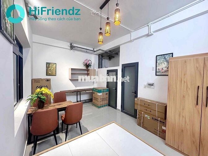 Studio mới xây full nội thất - máy giặt riêng thuận tiện đi ga Metro