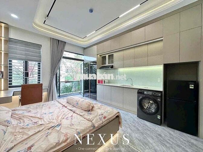 Căn Hộ Ban Công Luxury Full Nội Thất Ngay Công Viên Làng Hoa
