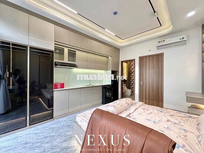 Căn Hộ Ban Công Luxury Full Nội Thất Ngay Công Viên Làng Hoa