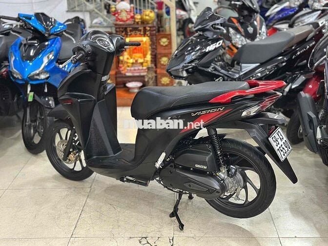 Honda Vision 2022 Đen Sport.BSTP.Khoá Makey.