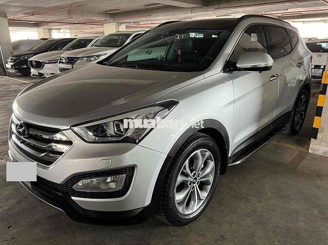 Hyundai Santa Fe 2015 Xăng Bạc 41.000 km