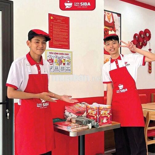 NHÀ HÀNG CƠM NGON SIBA TUYỂN PHỤC VỤ VÀ PHỤ BẾP