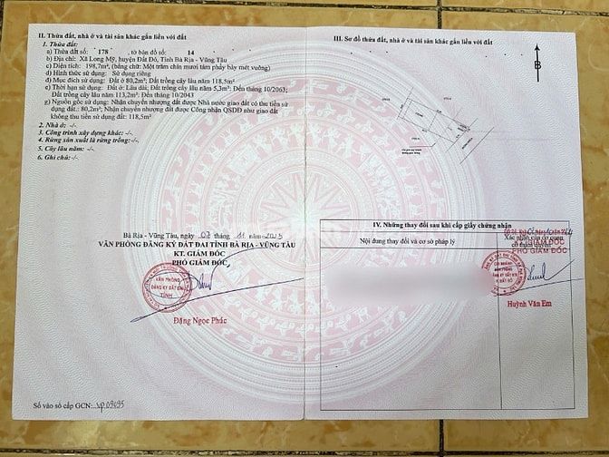 HÀNG ĐẸP LONG MỸ- PHƯỚC HẢI  NGANG 8M SIÊU HIẾM GIÁ ĐÚNG 1 Tỷ 500