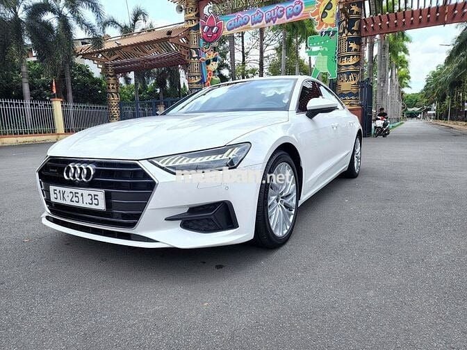 Audi A7 2022 55 TFSI Trắng 1 chủ từ đầu
