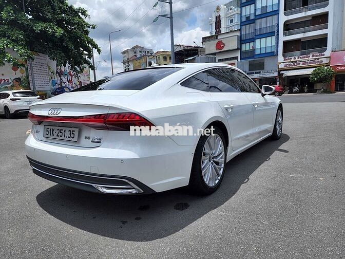 Audi A7 2022 55 TFSI Trắng 1 chủ từ đầu