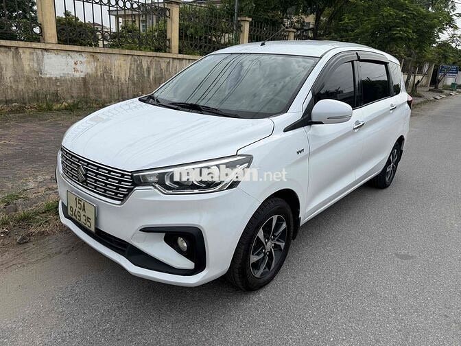 Suzuki Ertiga AT Sport 2021/2022 trắng hỗ trợ bank