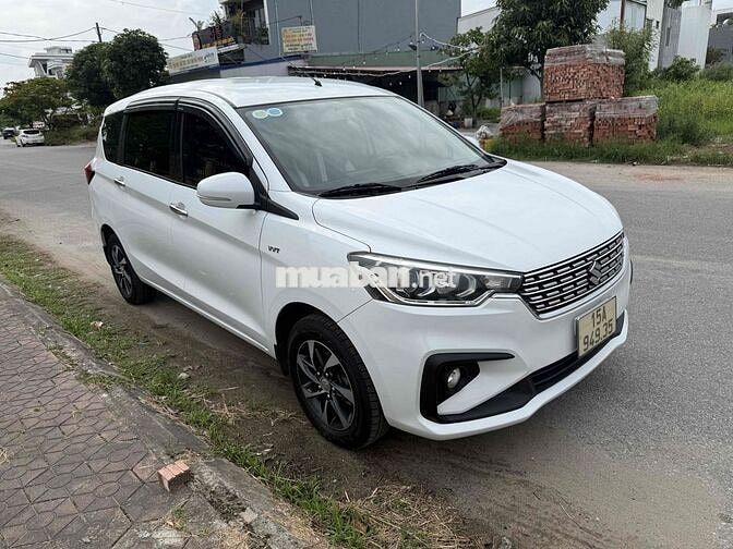 Suzuki Ertiga AT Sport 2021/2022 trắng hỗ trợ bank