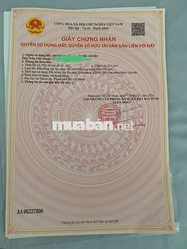 Chính chủ bán 7m mặt tiền ĐT748