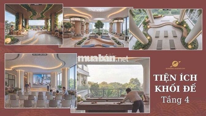 Bán Studio 35m2 Sunshine Legend City - View Sông, Chỉ 1.93 Tỷ