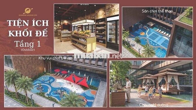 Bán Studio 35m2 Sunshine Legend City - View Sông, Chỉ 1.93 Tỷ