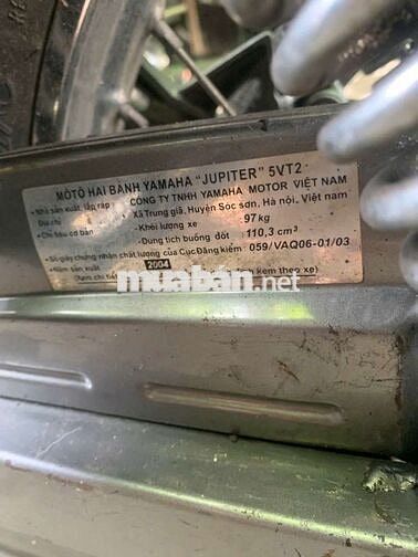 Yamaha Jupiter V 2004 Bạc