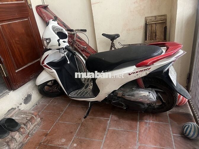 Honda Vision màu Trắng đã sử dụng