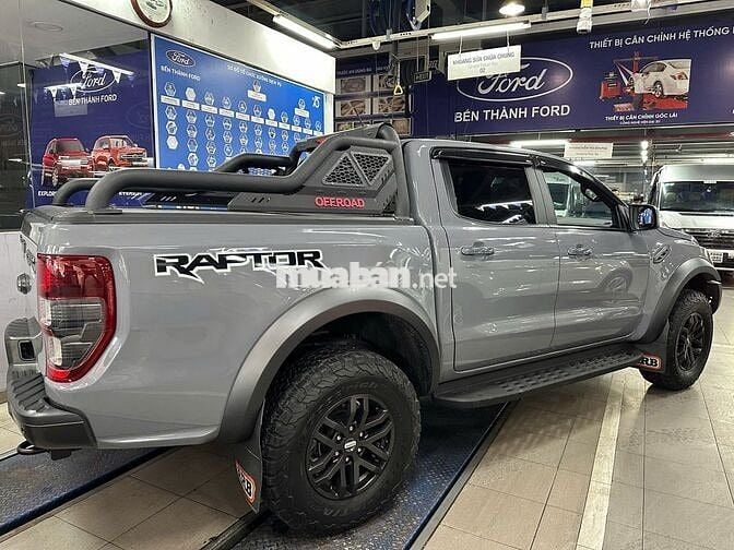 Ford Ranger Raptor 2022 Xám, bảo hành 2027, vay75%