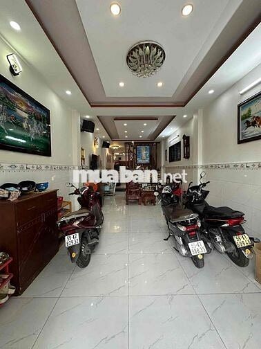 Mặt tiền kinh doanh - Khu dân cư Bình Phú - nhà 4 tầng