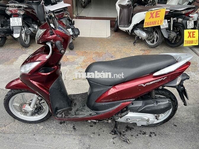 Honda Vision 110 Fi Đk 2013 47k/km Bstp Zin Êm