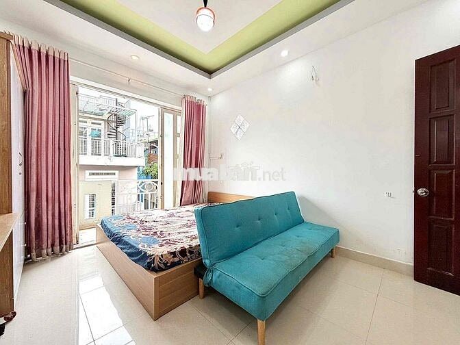 Thang Máy - Hầm Xe - Studio Balcon - Bàn Cờ Quận 3 - Full Nội Thất