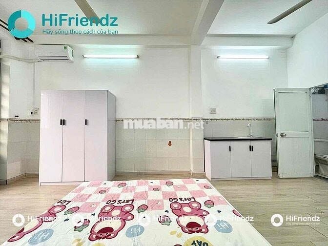PHÒNG STUDIO 40m² CÓ BAN CÔNG NGAY CÔNG VIÊN LÊ THỊ RIÊNG