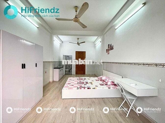 PHÒNG STUDIO 40m² CÓ BAN CÔNG NGAY CÔNG VIÊN LÊ THỊ RIÊNG