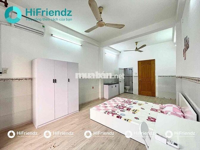 PHÒNG STUDIO 40m² CÓ BAN CÔNG NGAY CÔNG VIÊN LÊ THỊ RIÊNG