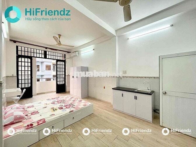 PHÒNG STUDIO 40m² CÓ BAN CÔNG NGAY CÔNG VIÊN LÊ THỊ RIÊNG
