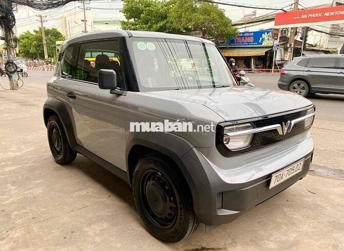 VINFAST VF3 PLUS 2025 MÀU XÁM MUA PIN XẠC MIỄN PHI