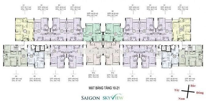 Căn hộ 63m2 (Sài Gòn KyView), 2PN, đối diện Bến xe Quận 8, P.6