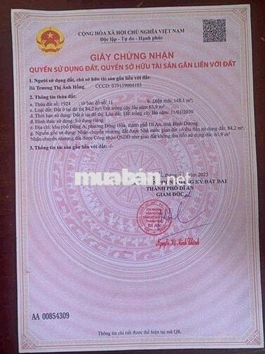 Đất SHR 148,1m2(ngang 5,97m) Huỳnh Tấn Phát P.Đông Hoà