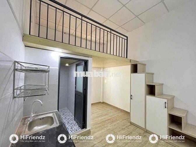 CHO THUÊ PHÒNG CÓ GÁC MỚI XÂY SẴN NỘI THẤT CƠ BẢN NGAY NGÃ TƯ BỐN XÃ