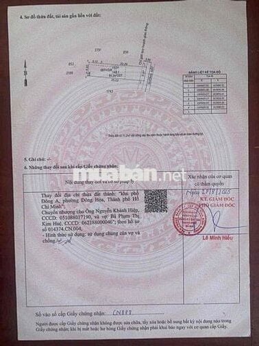 Đất SHR 148,1m2(ngang 5,97m) Huỳnh Tấn Phát P.Đông Hoà