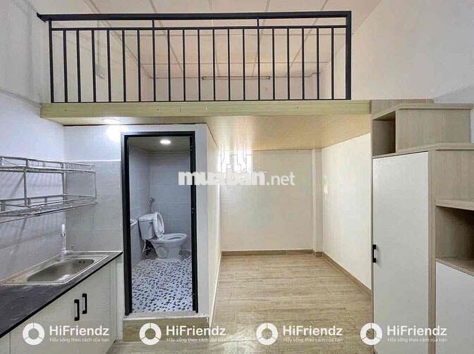 CHO THUÊ PHÒNG CÓ GÁC MỚI XÂY SẴN NỘI THẤT CƠ BẢN NGAY NGÃ TƯ BỐN XÃ