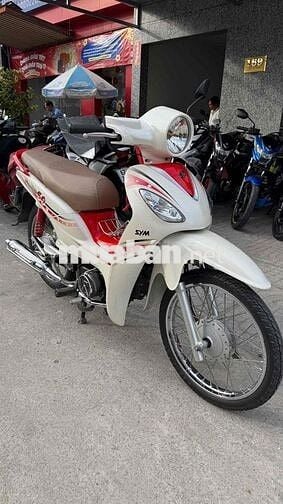 SYM Angela 50cc Trắng đỏ ( hỗ trợ góp )
