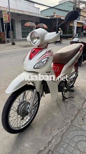 SYM Angela 50cc Trắng đỏ ( hỗ trợ góp )