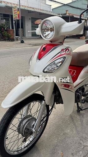 SYM Angela 50cc Trắng đỏ ( hỗ trợ góp )