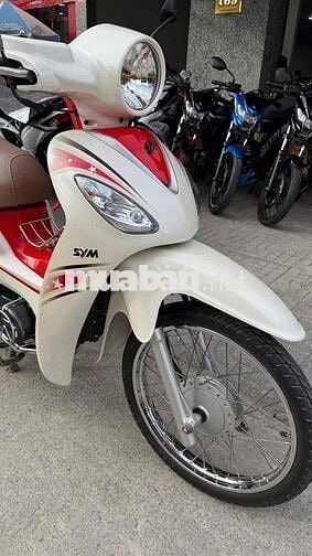 SYM Angela 50cc Trắng đỏ ( hỗ trợ góp )