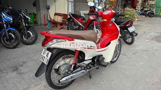 SYM Angela 50cc Trắng đỏ ( hỗ trợ góp )