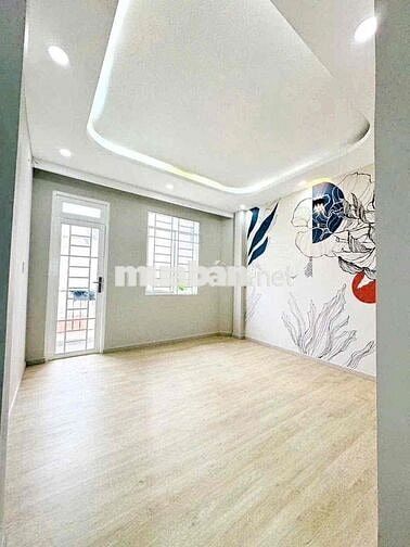 🛑NHÀ MỚI, CÁCH 1 CĂN RA MẶT TIỀN, XÂY 4 TẦNG (6x7.7m)