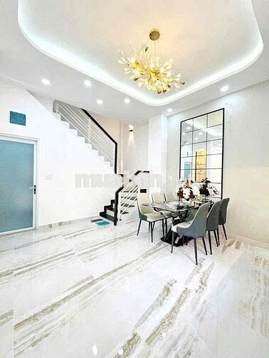 🛑NHÀ MỚI, CÁCH 1 CĂN RA MẶT TIỀN, XÂY 4 TẦNG (6x7.7m)