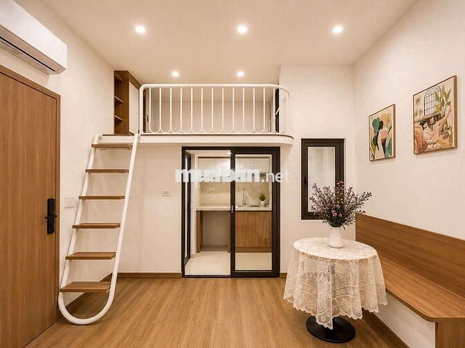 Khai trương CCMN 30m2 Full Đồ có gác xép. máy giặt riêng tại Ngõ Quỳnh