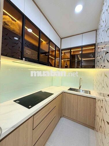 BÌNH THẠNH-5 TẦNG -CÁCH 1 CĂN RA HẺM ÔTÔ-FULL NỘI THẤT - NGUY