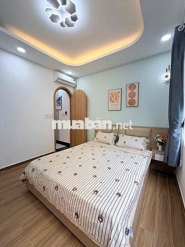 BÌNH THẠNH-5 TẦNG -CÁCH 1 CĂN RA HẺM ÔTÔ-FULL NỘI THẤT - NGUY