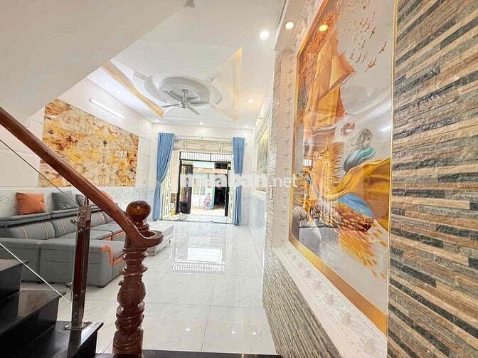 nhà 3 lầu sổ hồng riêng hoàng công đủ, đường hiệp thành 13 quan 12
