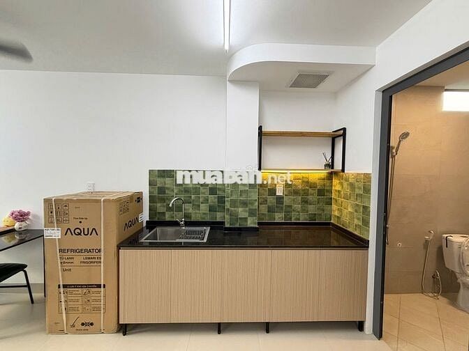 CĂN HỘ DỊCH VỤ FULL NỘI THẤT NEW 100% - 2 PHÒNG NGỦ - TÁCH BẾP