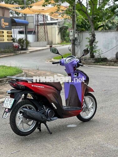 Honda Vision 2022 Đỏ tím 9000 km